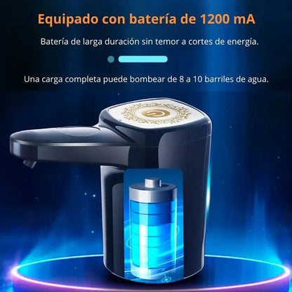 Dispensador de Agua Eléctrico Recargable USB | Automático para Botellones de 5 a 20L