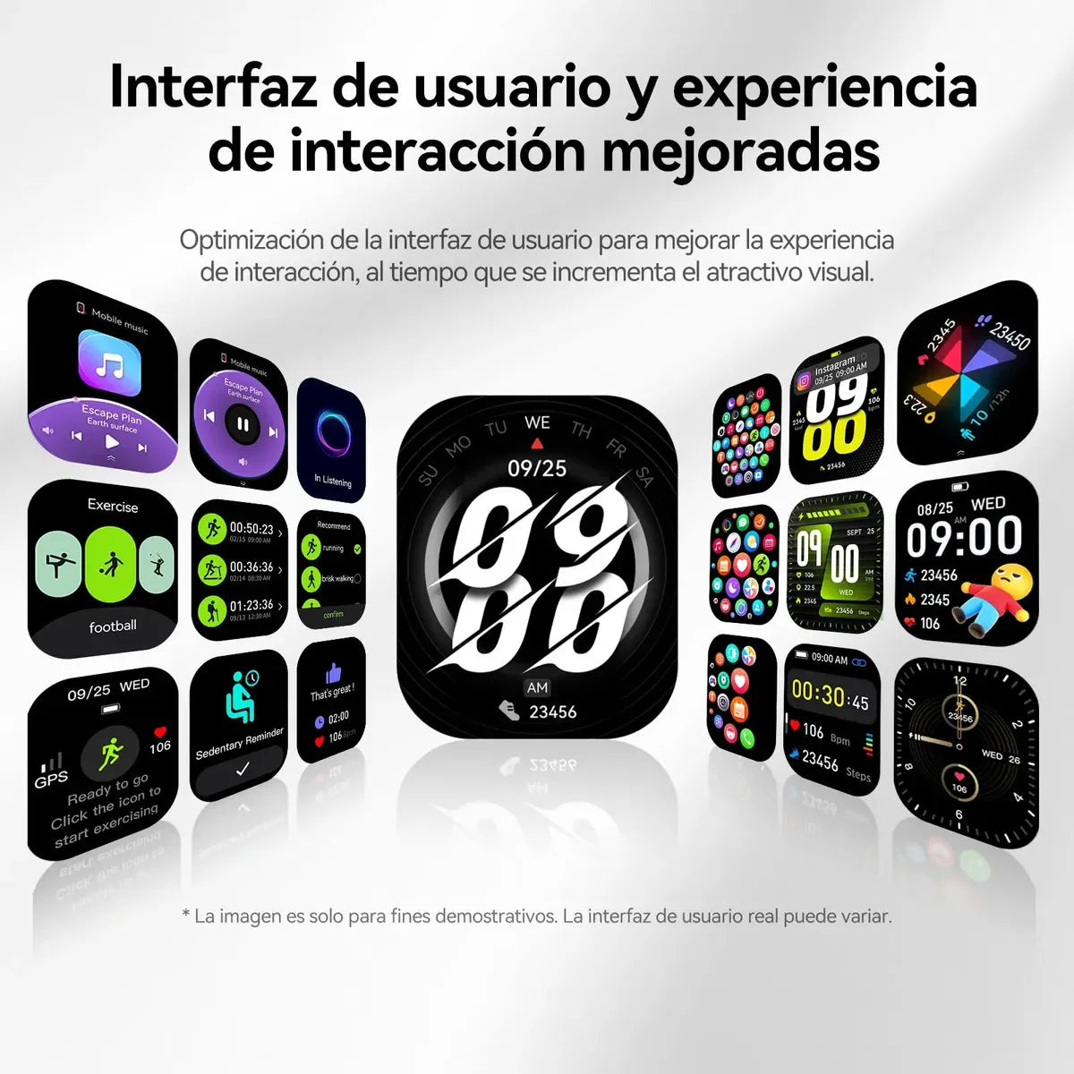 Combo Smartwatch AuraFit UB6 Pro AMOLED + Audífonos Mobulaa