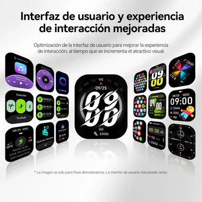 Combo Smartwatch AuraFit UB6 Pro AMOLED + Audífonos Mobulaa