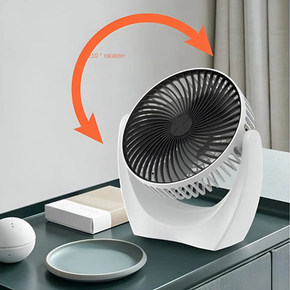 Ventilador de Escritorio Recargable | USB, Compacto y con Múltiples Velocidades