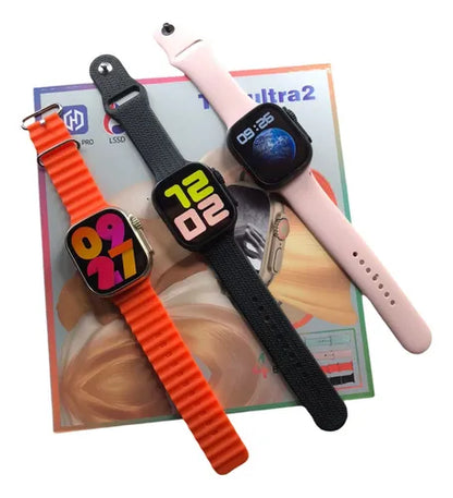 Smartwatch T20 Ultra S | Reloj inteligente - Carga Inalámbrica con 4 correas