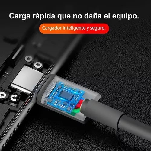 Combo Cargador Adaptador 5v 2.4a Y Cable Tipo C GAR142
