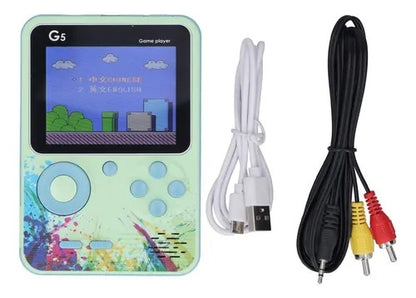 Mini Consola Retro G5 – 500 Juegos Clásicos en tu Bolsillo