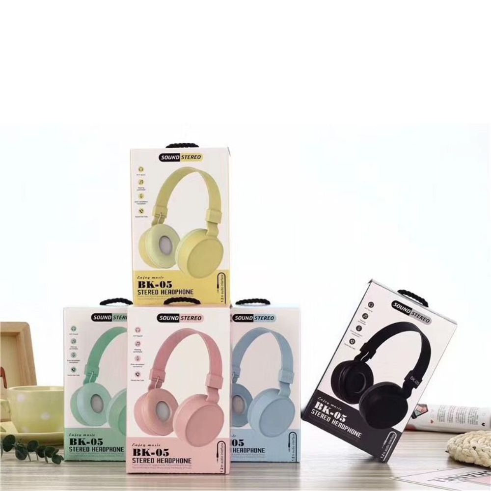 Diademas BK-05 Alámbricas Retro | Sonido Potente y Diseño Clásico