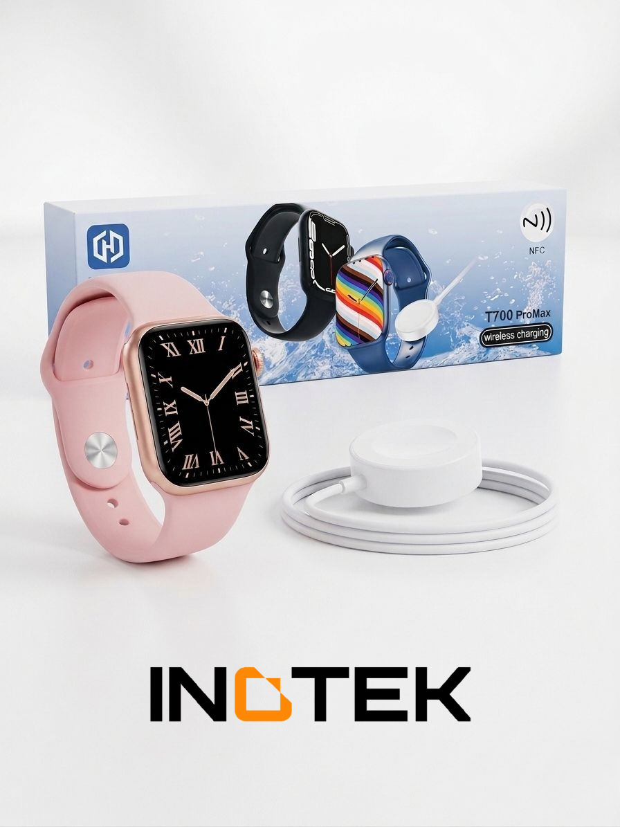 Reloj Inteligente T700 Pro Max | Pantalla HD 1.75, Llamadas Bluetooth, Deportes y Salud