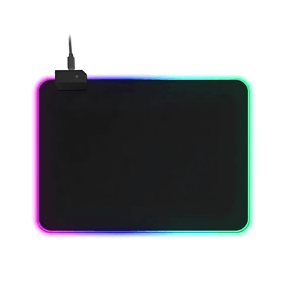 Mouse Pad Gamer RGB Seisa 20×35 cm – Iluminación Multicolor y Base Antideslizante - INOTEK s.a.s