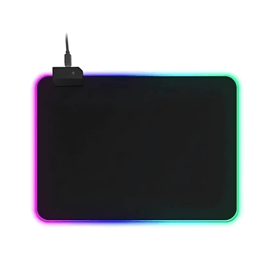 Mouse Pad Gamer RGB Seisa 20×35 cm – Iluminación Multicolor y Base Antideslizante - INOTEK s.a.s