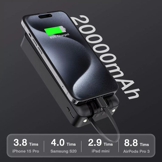 Power Bank 1Hora GAR159 20.000mAh con Pantalla Digital