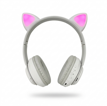 Diadema Audífonos HR-2 con Orejas de Gato | Estéreo, Cable 3.5 mm y Acolchado Suave - Vista 5