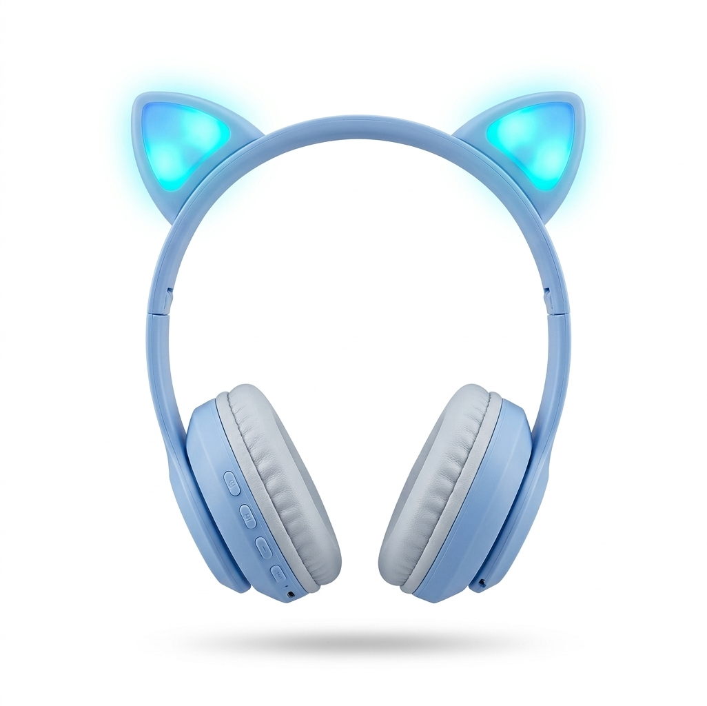 Diadema Audífonos HR-2 con Orejas de Gato | Estéreo, Cable 3.5 mm y Acolchado Suave - Vista 6