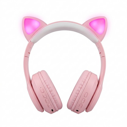 Diadema Audífonos HR-2 con Orejas de Gato | Estéreo, Cable 3.5 mm y Acolchado Suave - Vista 7