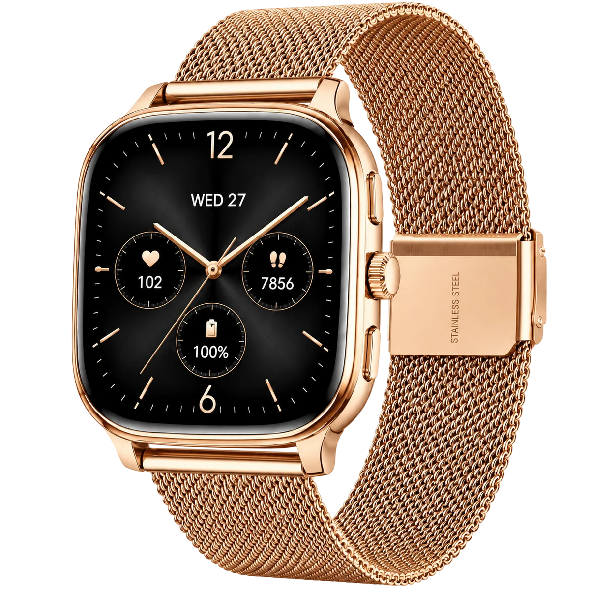 Smartwatch G-TIDE S7 Pro Dorado AMOLED 1.73” + Correa y Pulsera