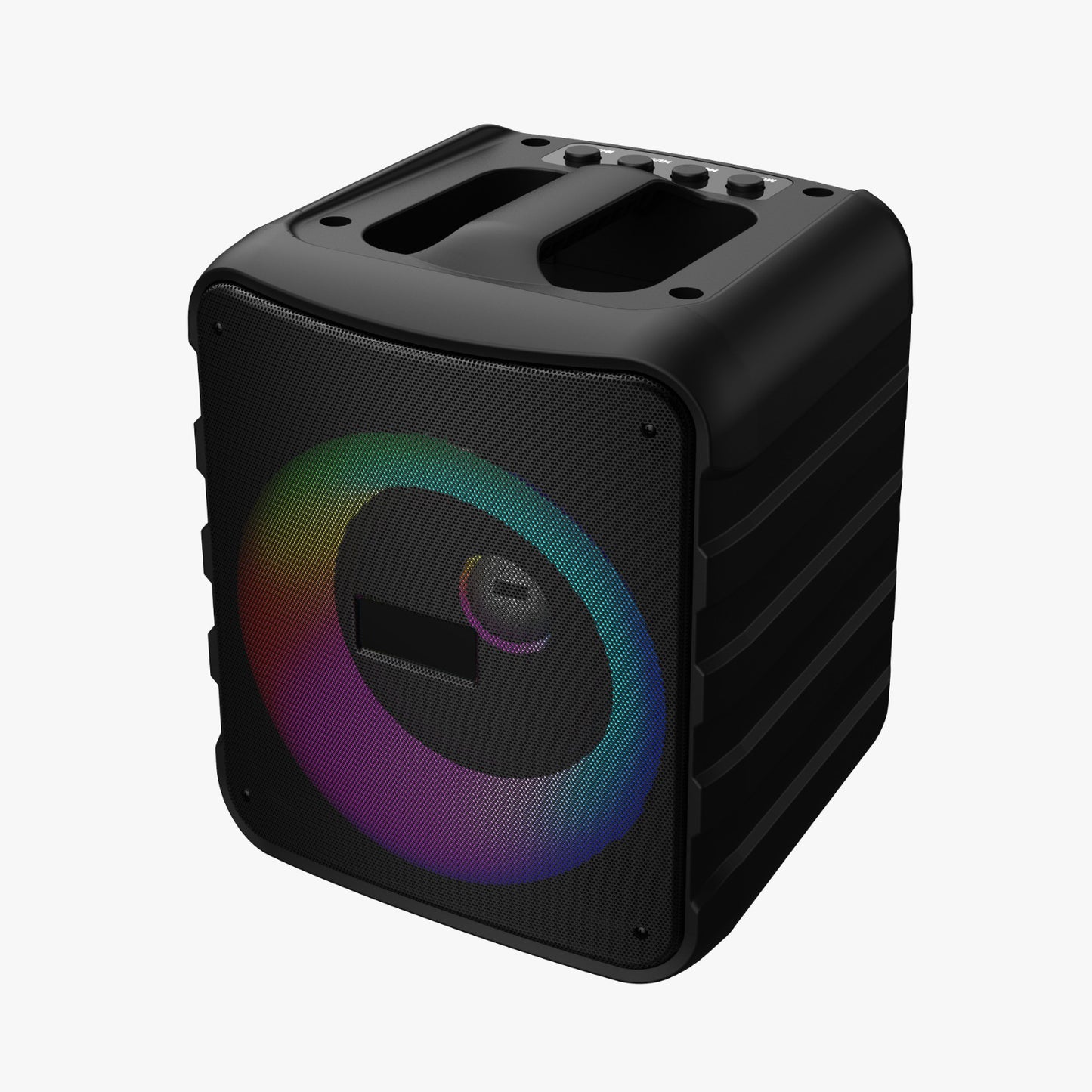 Parlante JBK-1401 Bluetooth TWS | 8W, USB/SD/FM + Luces LED - (20x15cm)