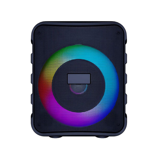 Parlante JBK-1401 Bluetooth TWS | 8W, USB/SD/FM + Luces LED - (20x15cm)