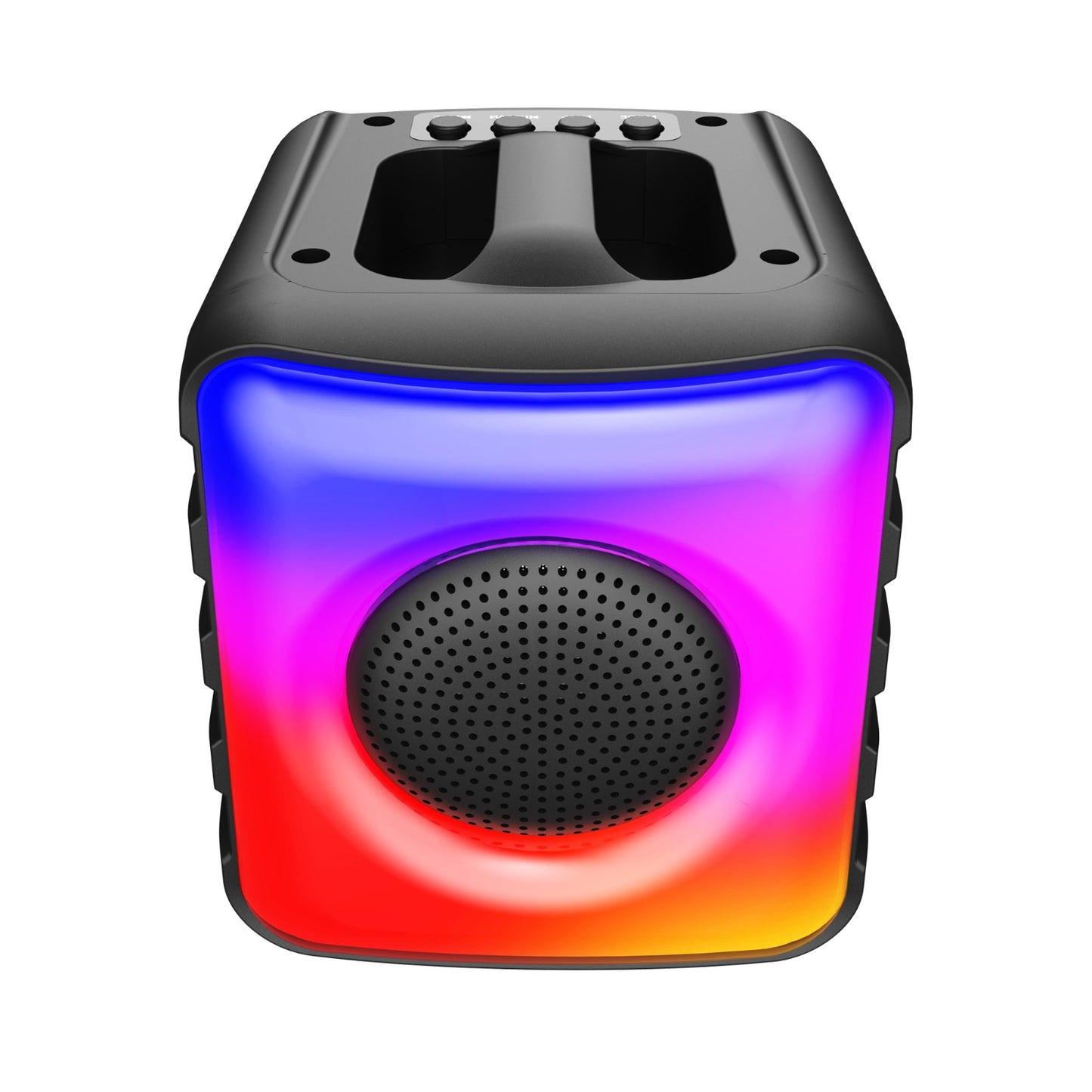 Parlante JBK-1402 Bluetooth 5.0 | 8W, USB/SD, Entrada para Micrófono + Luces Led RGB - (22x26cm)