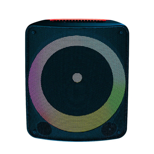 Parlante S2 Bluetooth | 10W, Bocina 6", USB/SD/FM/AUX + Entrada para Micrófono | Sonido Potente Portátil (30cm)