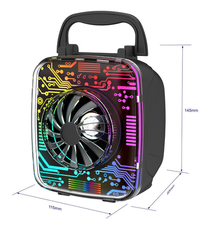 Parlante Portátil K101 Bluetooth 5.0 | 5W de Potencia, MicroSD/USB + Soporte para Celular