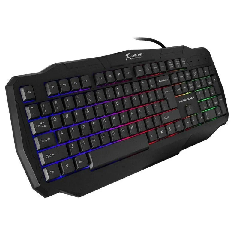 Teclado KB-302 USB con Retroiluminación | Eficiencia y Estilo en Cada Tecleo