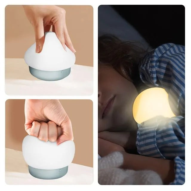 Lámpara de Silicona | Luz Cálida, Ajustable y Portátil