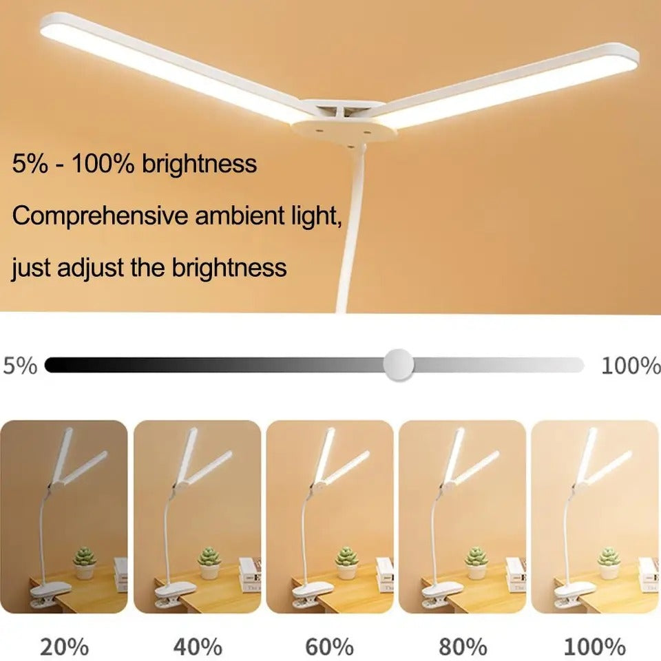 Lámpara Luz LED con Clip | Recargable y Ajustable