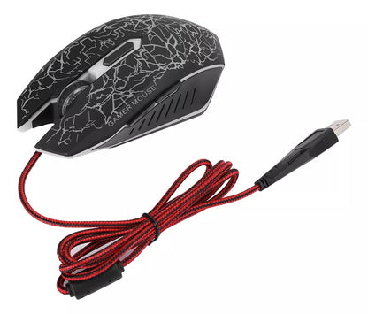 Mouse LX-X7 con Diseño Ergonómico y Resolución de 3200 DPI | Precisión y Comodidad para tu Trabajo y Gaming