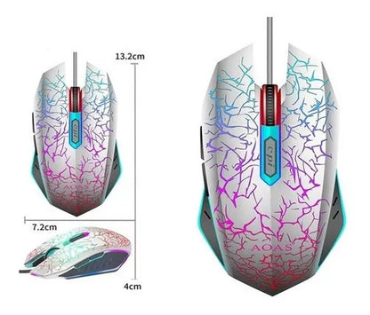 Mouse LX-X9 con Cable de 1.8m y DPI Ajustable | Control Preciso para Todo Tipo de Tareas