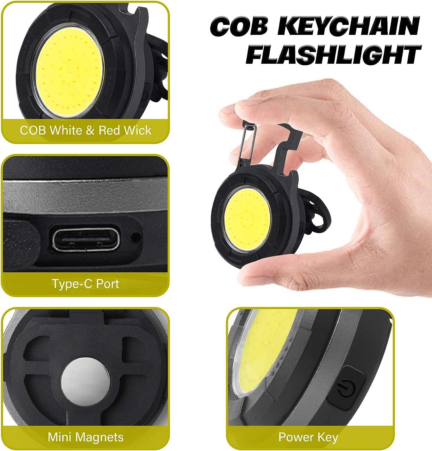 Llavero Linterna 500mAh | Compacta y Funcional