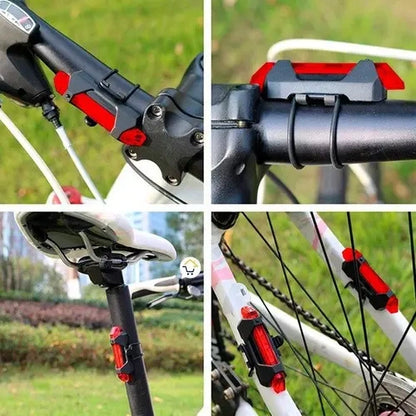 Luz LED Recargable para Bicicleta (TraseraDelantera) USB  Modelo DC918