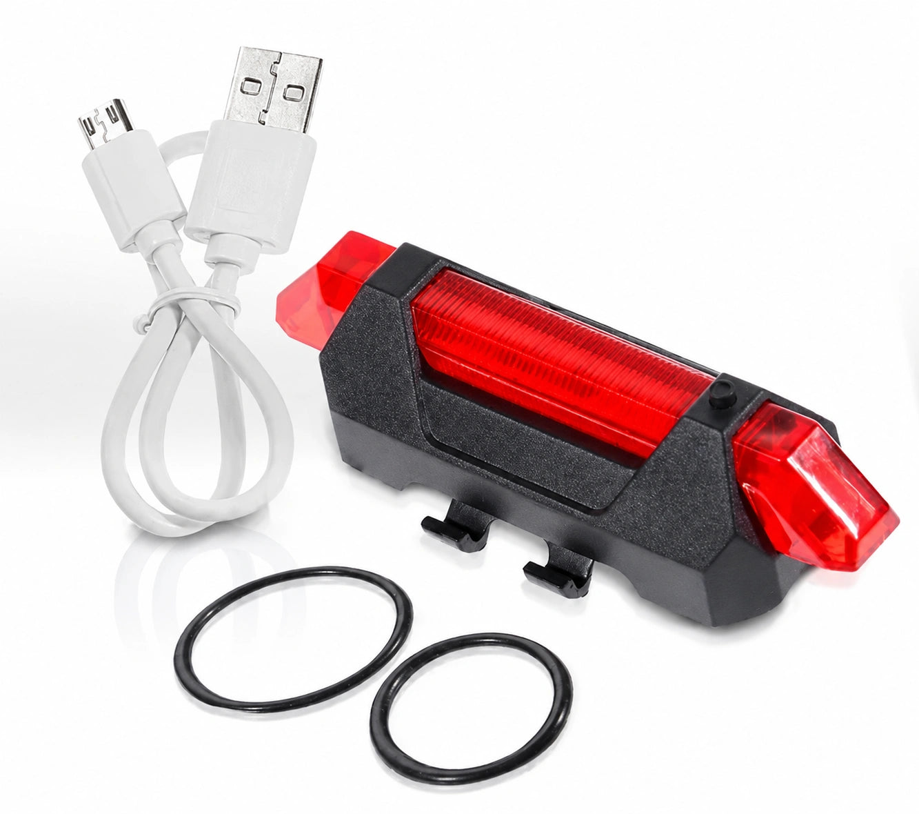 Luz LED Recargable para Bicicleta (TraseraDelantera) USB  Modelo DC918