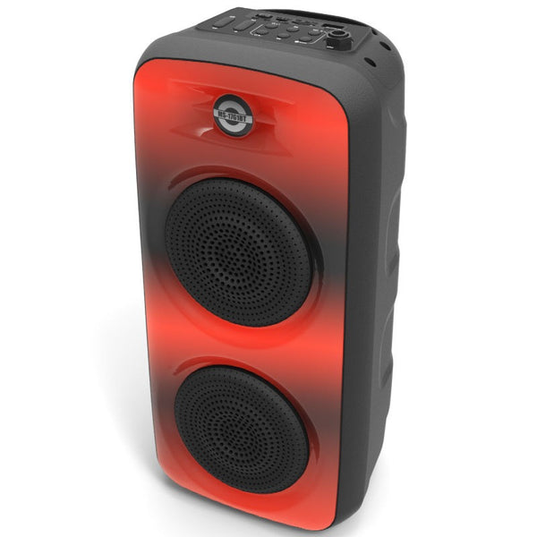 Parlante Portátil MS-1761BT | Doble Altavoz, Entrada MIC, Ecualizador y Luces Ambientales