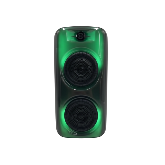 Parlante Portátil MS-1761BT | Doble Altavoz, Entrada MIC, Ecualizador y Luces Ambientales