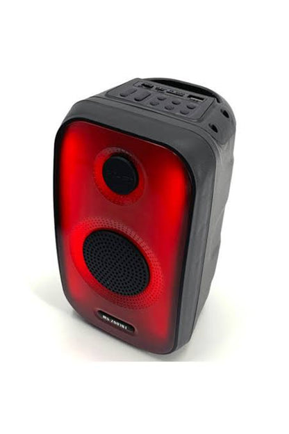 Parlante Portátil Bluetooth MS-2601BT – 8W, Luces LED y Multiconexión