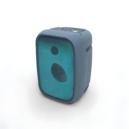 Parlante Portátil MS-2622BT con Luz LED | Altavoz 3" - AUX, SD, USB, FM