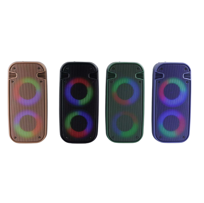 Parlante Bluetooth MS-2625BT de 16W con Luces RGB – Fiestas y Karaoke