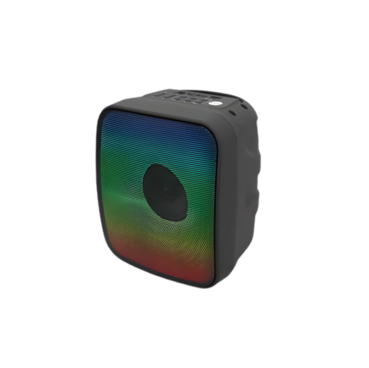 Parlante Bluetooth MS-2624BT Portátil con Luces RGB – Sonido Potente y Diseño Compacto