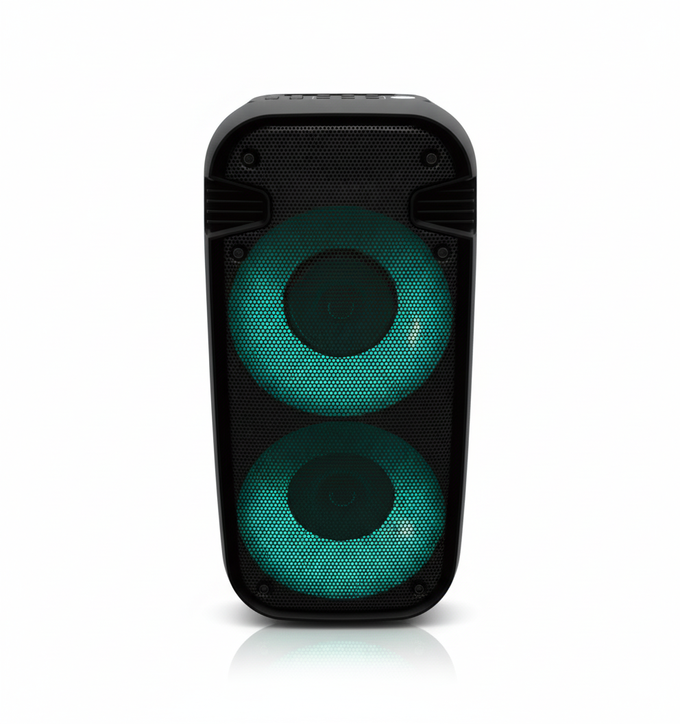 Parlante Bluetooth MS-2625BT de 16W con Luces RGB – Fiestas y Karaoke