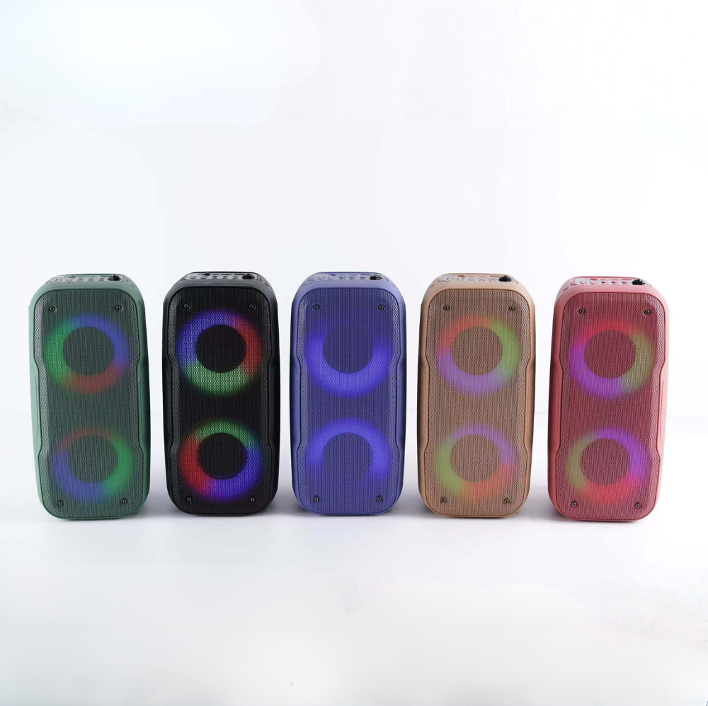 Parlante Portátil Bluetooth MS-2626BT con Karaoke | USB/TF y Luces LED RGB