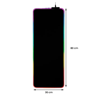 Mouse Pad PD-33 RGB | Iluminación Personalizable para Gaming y Oficina
