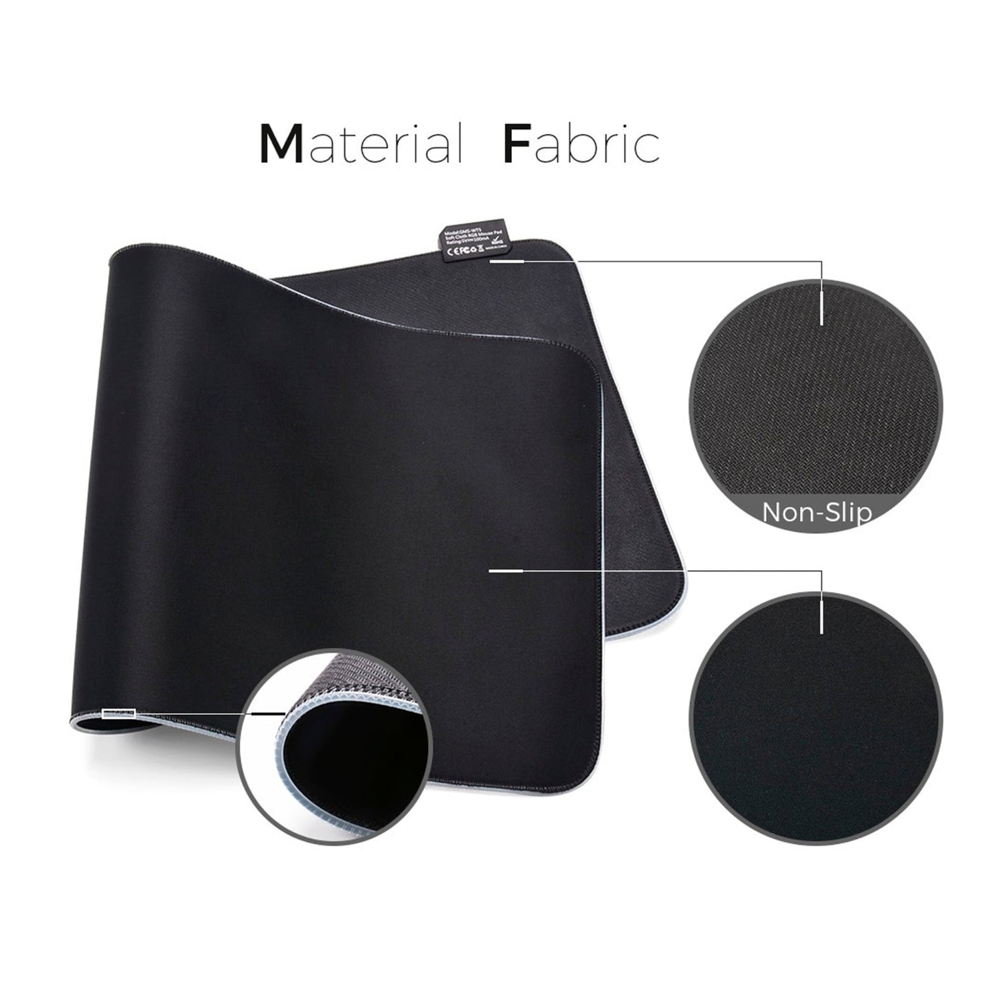 Mouse Pad PD-33 RGB | Iluminación Personalizable para Gaming y Oficina