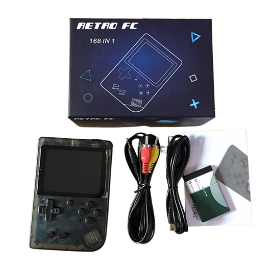 Consola Retro Plus 400 juegos en 1 | Portátil, Modo 2 Jugadores y Conexión a TV