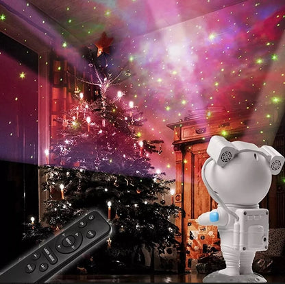 Proyector de Galaxia y Estrellas de Astronauta con luz nocturna y control
