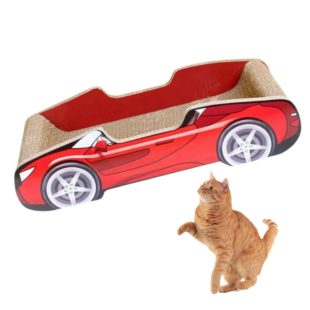 Cama rascador para gato de carro