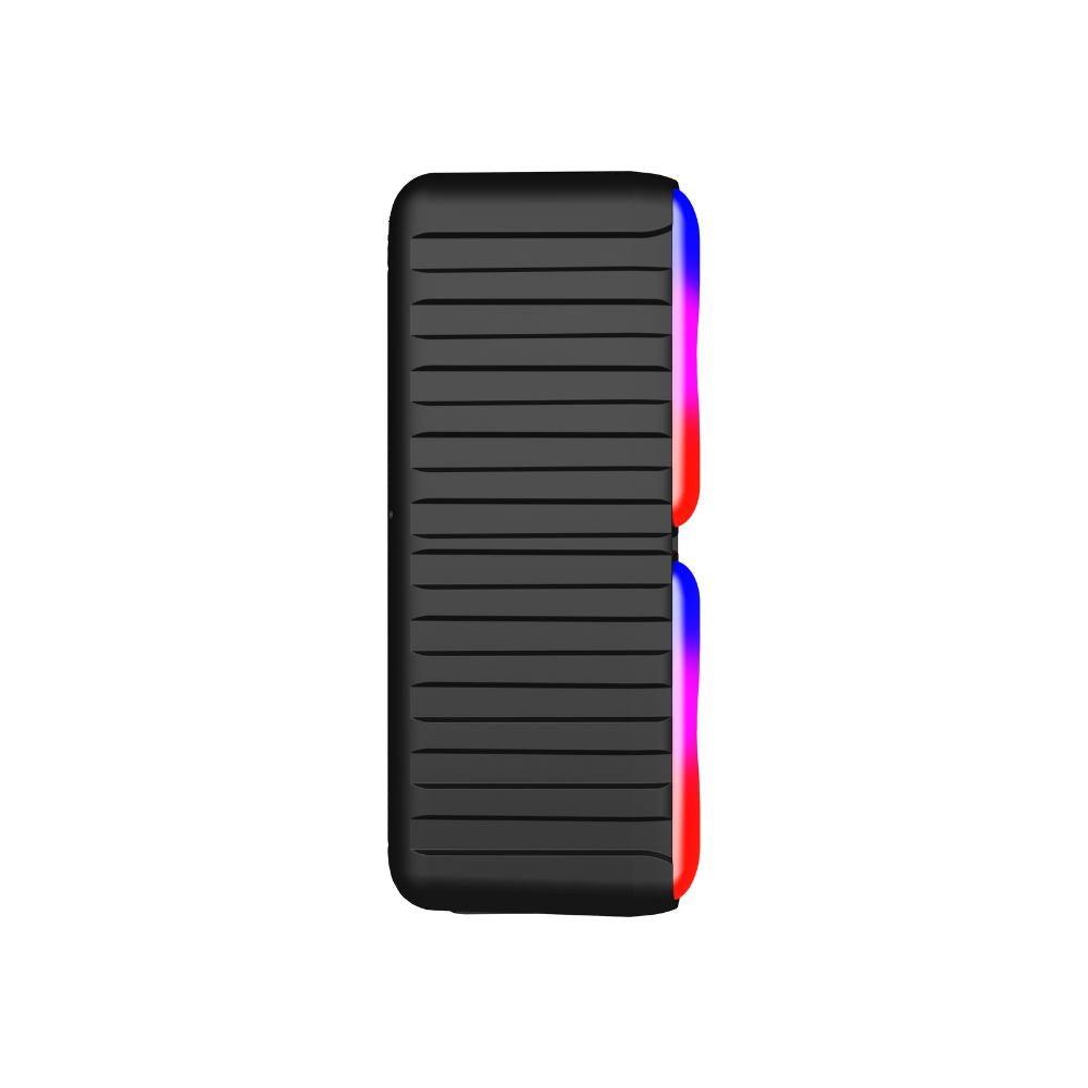 Parlante RS-4201 Bluetooth con Doble Bocina de 4" y Luces LED RGB | Sonido Potente (10W) y Conectividad Versátil USB/SD/FM/AUX  -