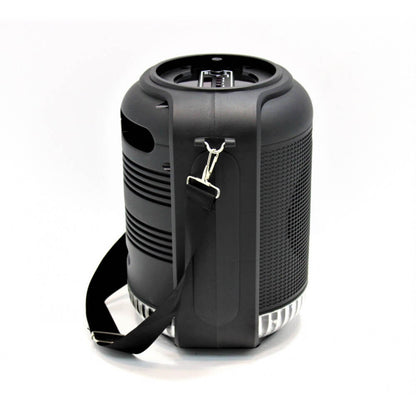 Parlante RX-6101 Bluetooth 5.0 TWS | 10W, Bocina 6.5" - Luces LED, USB/FM/AUX - Incluye Micrófono para Karaoke