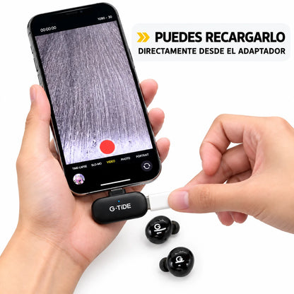 Micrófono Inalámbrico Profesional G-TIDE Aris 1 Con Entrada Tipo C