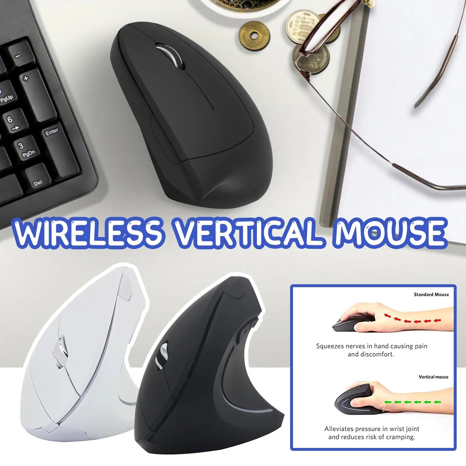 Mouse Ergonómico Vertical Tobo - Vista 2
