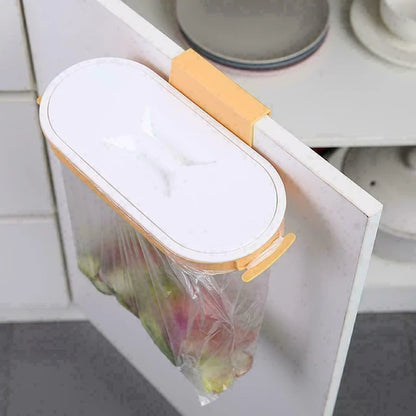 Soporte colgante para basura