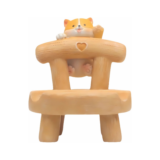 Soporte de celular diseño de gato