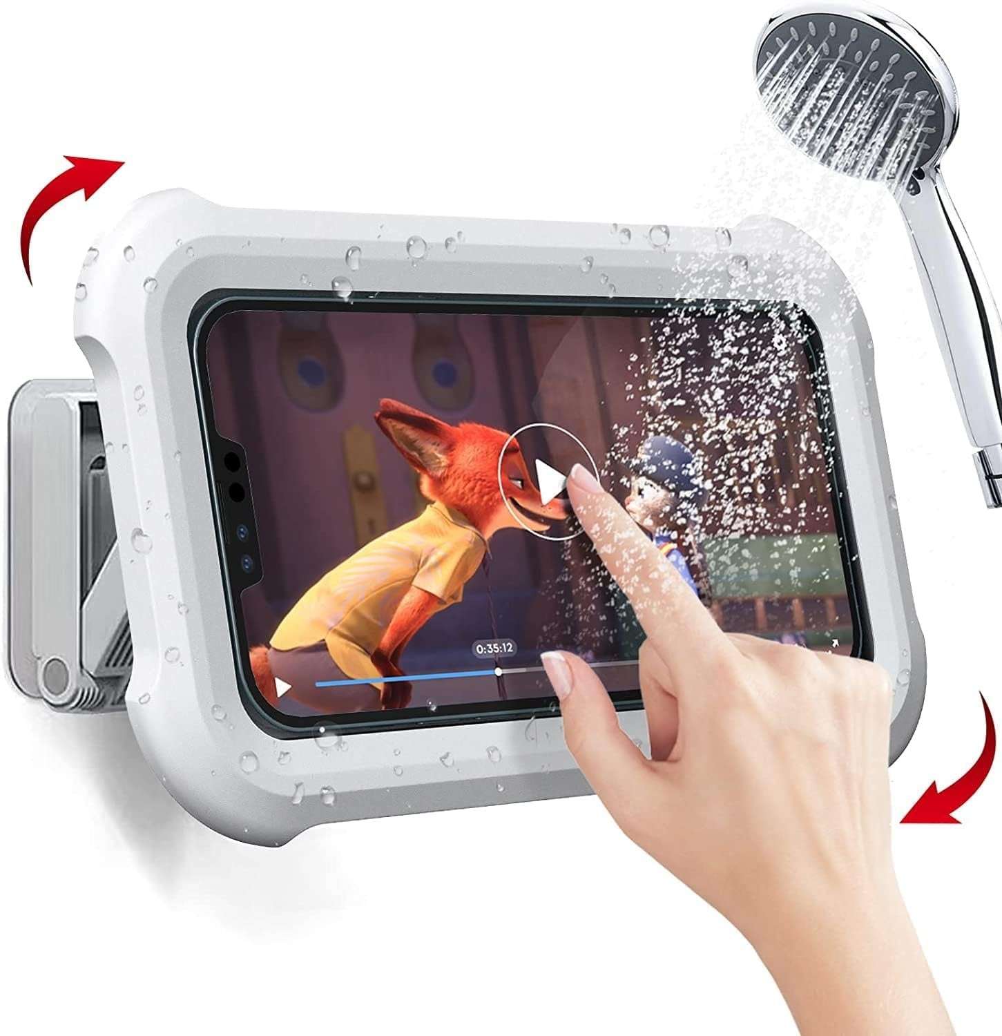 Soporte impermeable para celulares | Ajustable y Giratorio 360°