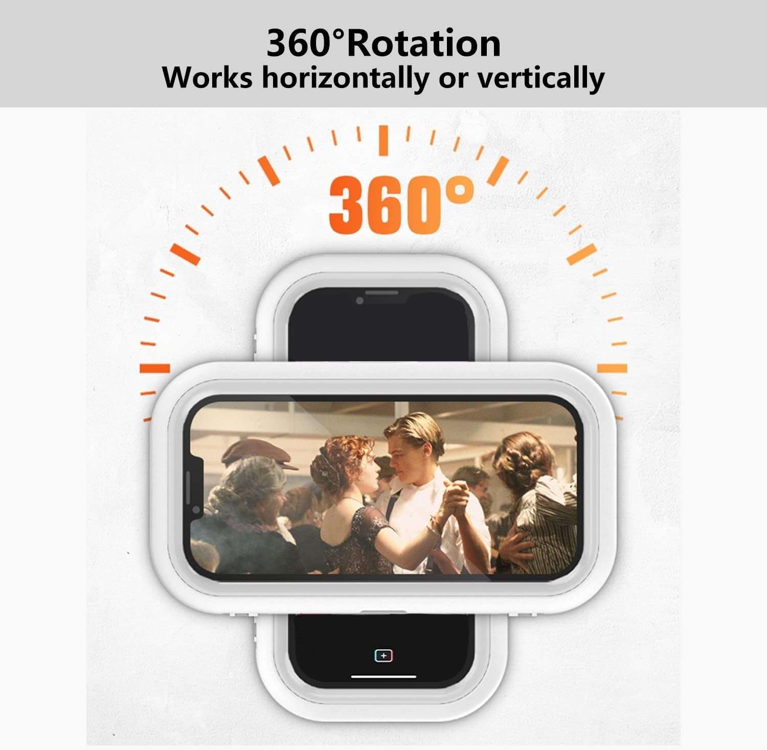 Soporte impermeable para celulares | Ajustable y Giratorio 360°